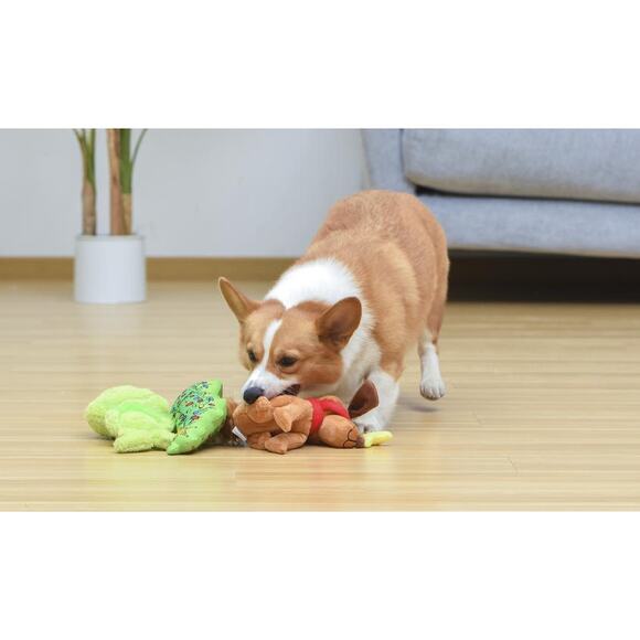 Dr. Suess's The Grinch 3 Piece Plush Dog Toys - Christmas Set for Dogs - Picture 5 of 8